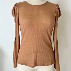 Express Ruched Sleeve Top